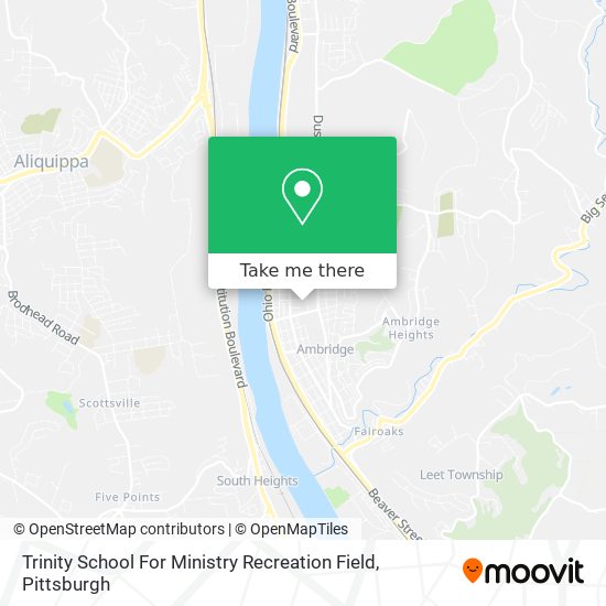 Trinity School For Ministry Recreation Field map