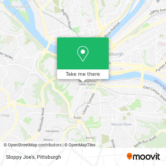 Sloppy Joe's map