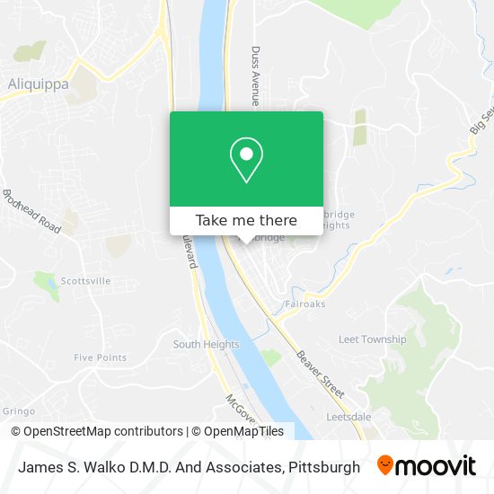 James S. Walko D.M.D. And Associates map