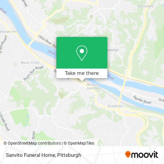 Mapa de Sanvito Funeral Home