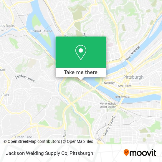 Mapa de Jackson Welding Supply Co