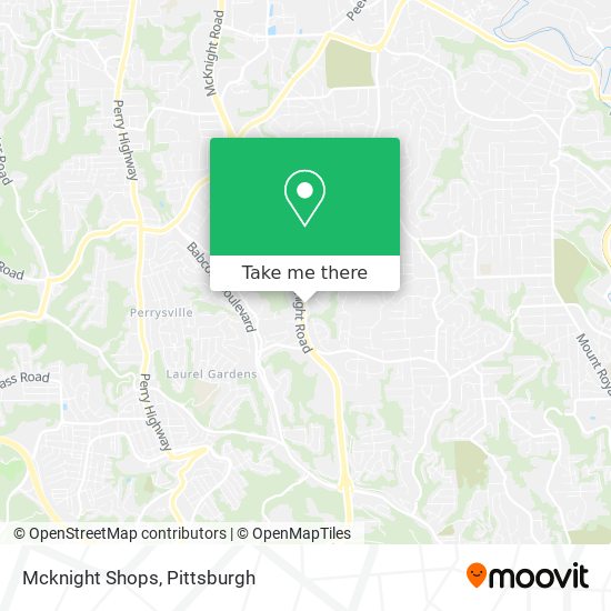 Mcknight Shops map