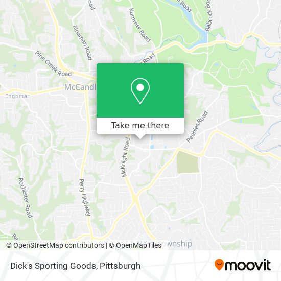 Dick's Sporting Goods map