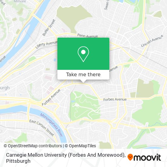 Carnegie Mellon University (Forbes And Morewood) map
