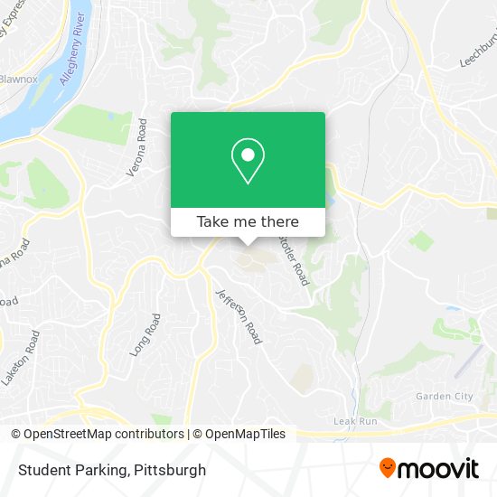 Mapa de Student Parking