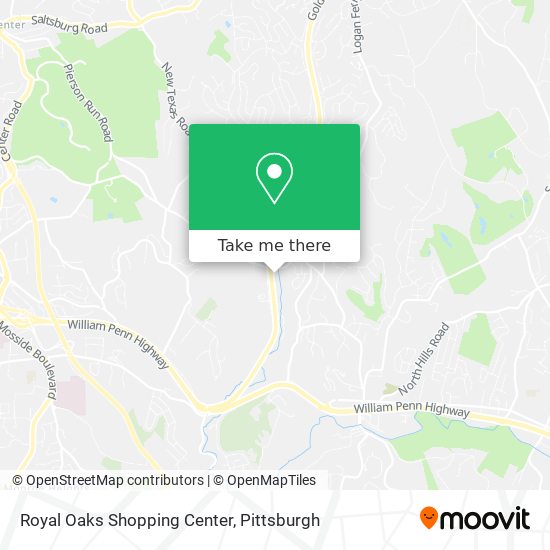 Royal Oaks Shopping Center map