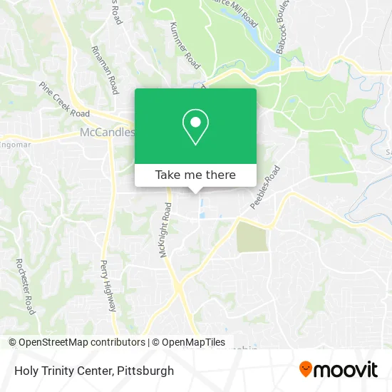 Holy Trinity Center map
