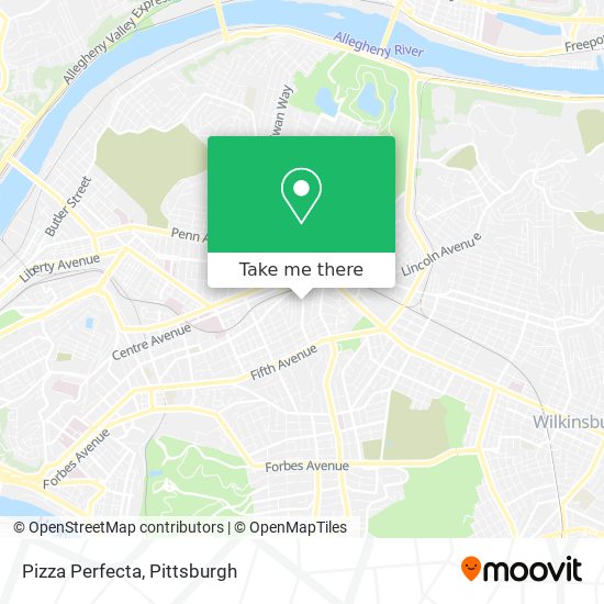 Pizza Perfecta map