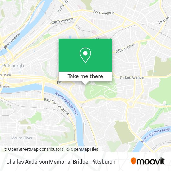 Charles Anderson Memorial Bridge map