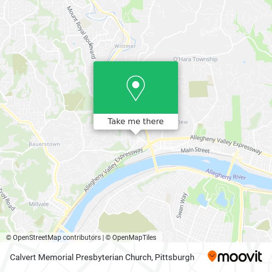 Calvert Memorial Presbyterian Church map