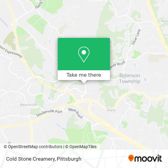 Cold Stone Creamery map