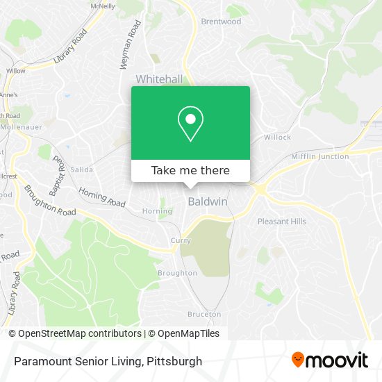 Mapa de Paramount Senior Living