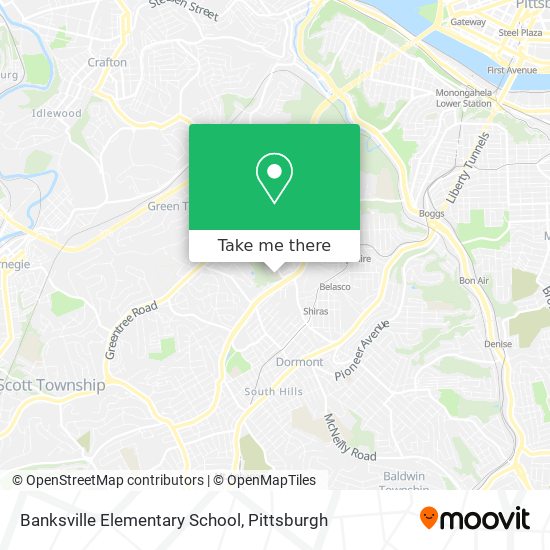 Banksville Elementary School map