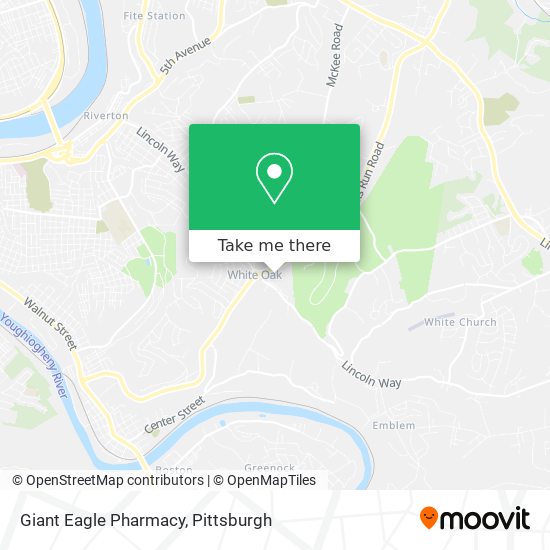 Giant Eagle Pharmacy map