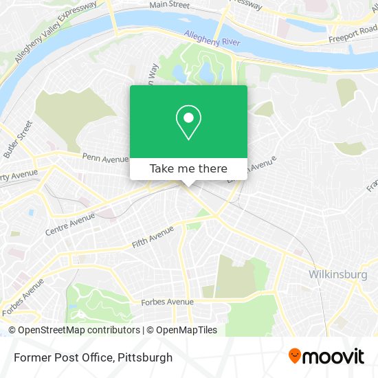 Mapa de Former Post Office