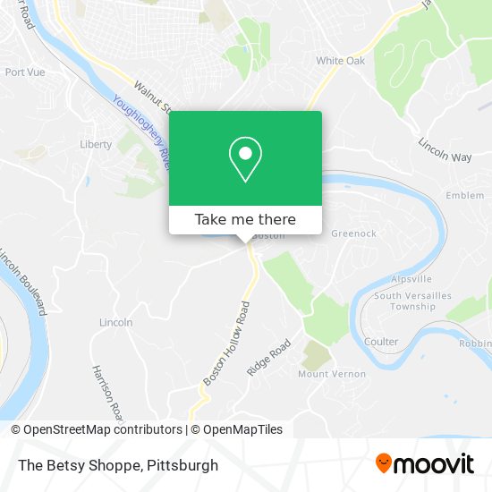 Mapa de The Betsy Shoppe
