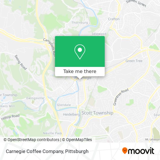 Mapa de Carnegie Coffee Company