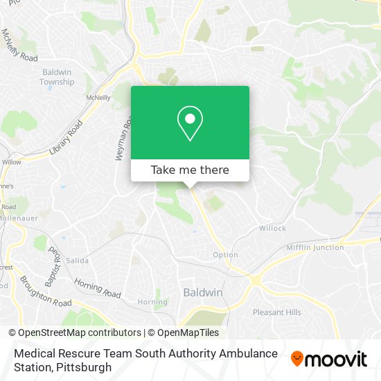 Mapa de Medical Rescure Team South Authority Ambulance Station