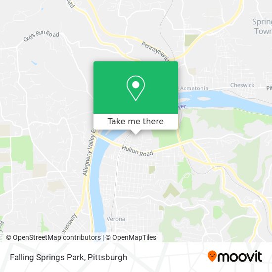 Falling Springs Park map