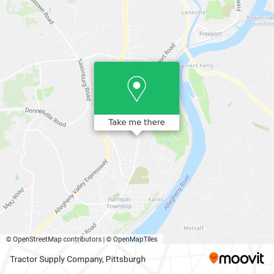 Tractor Supply Company map