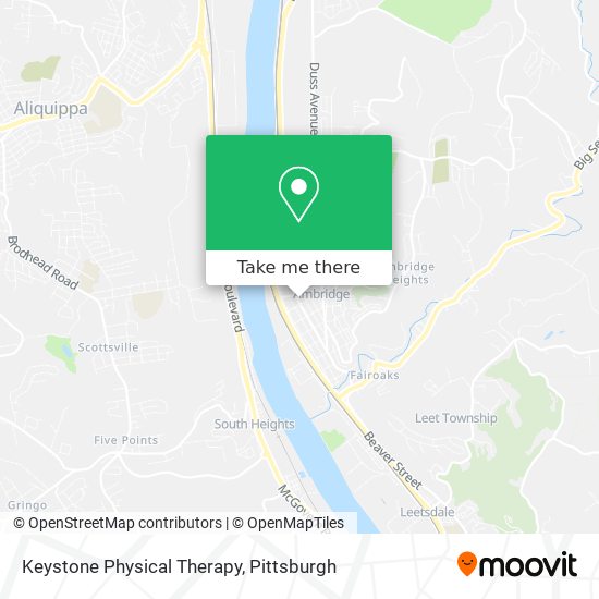 Keystone Physical Therapy map