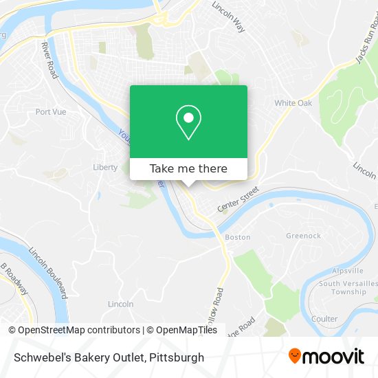 Schwebel's Bakery Outlet map