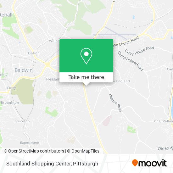 Southland Shopping Center map