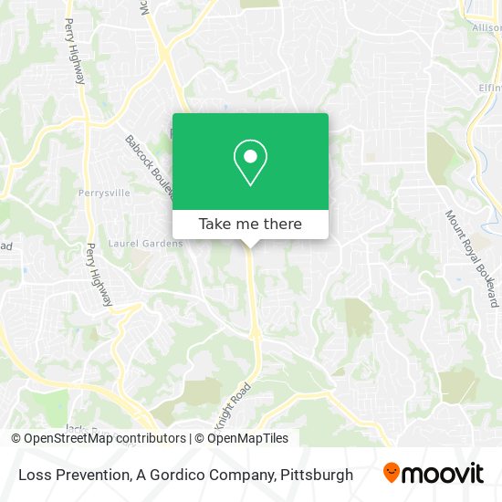 Loss Prevention, A Gordico Company map