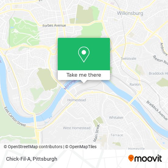Mapa de Chick-Fil-A