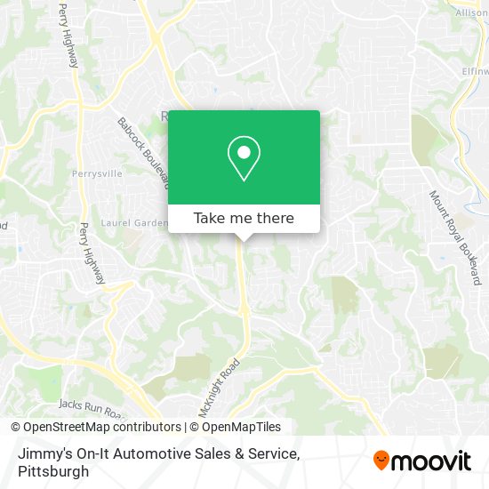 Mapa de Jimmy's On-It Automotive Sales & Service