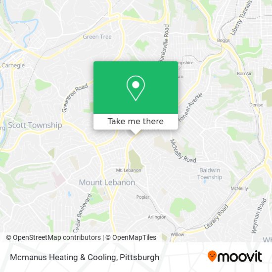 Mapa de Mcmanus Heating & Cooling