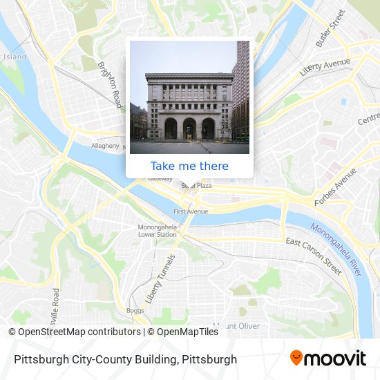 Mapa de Pittsburgh City-County Building