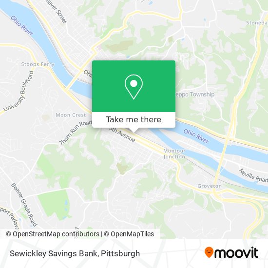 Sewickley Savings Bank map