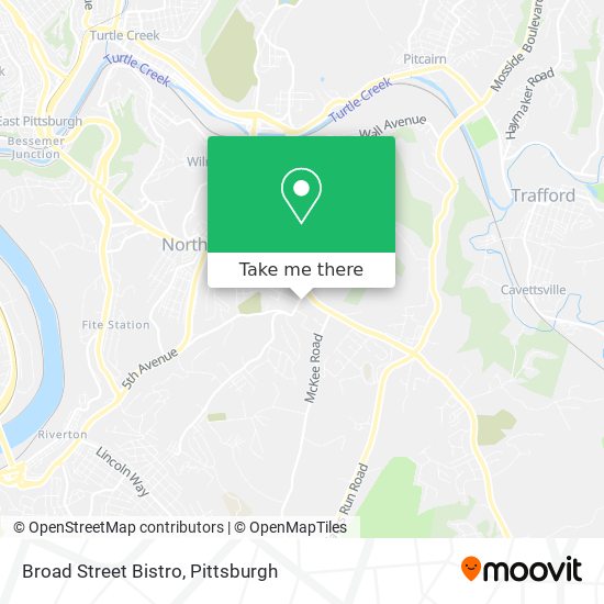 Mapa de Broad Street Bistro