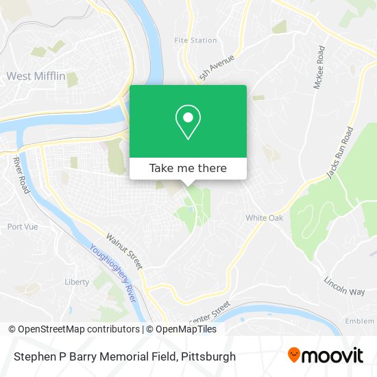 Stephen P Barry Memorial Field map