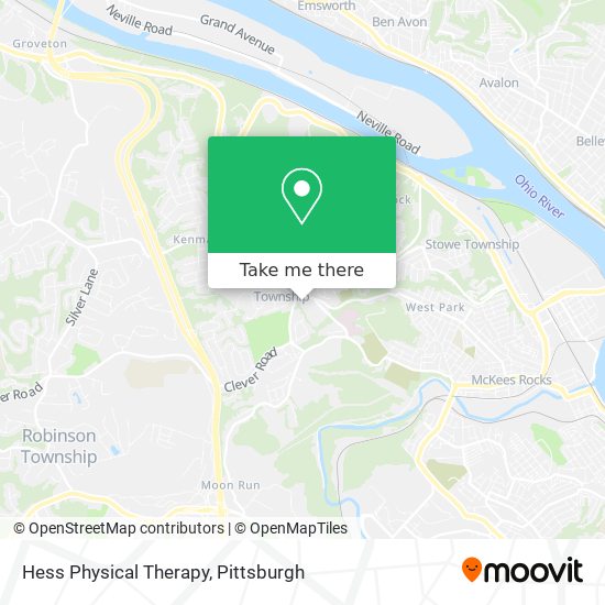 Hess Physical Therapy map