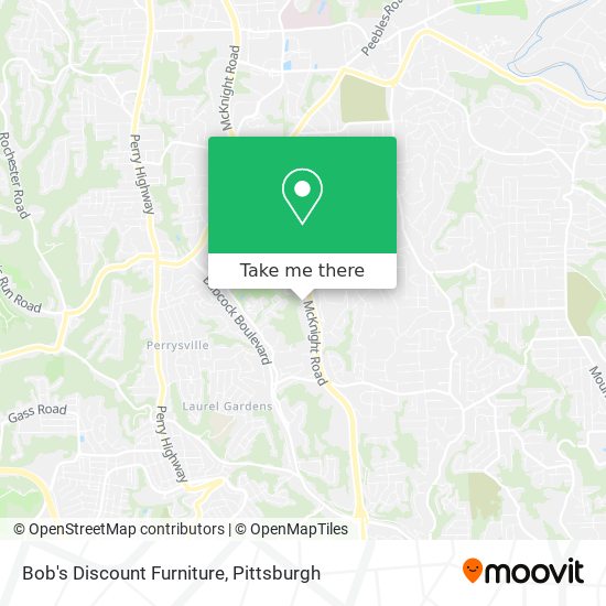 Mapa de Bob's Discount Furniture