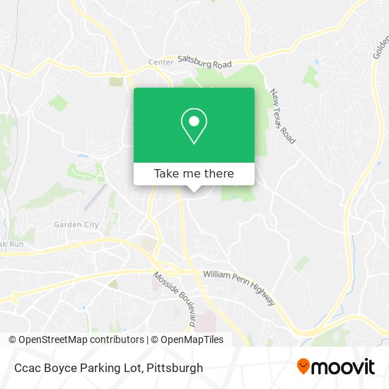 Mapa de Ccac Boyce Parking Lot