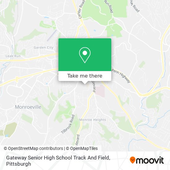 Gateway Senior High School Track And Field map