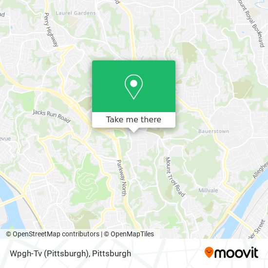 Wpgh-Tv (Pittsburgh) map