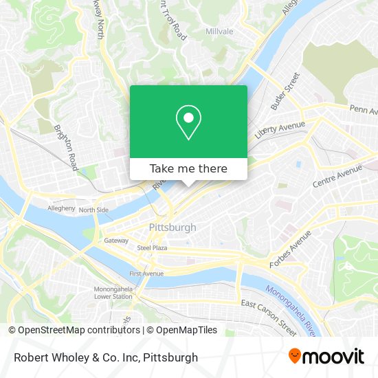 Mapa de Robert Wholey & Co. Inc