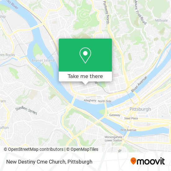 New Destiny Cme Church map