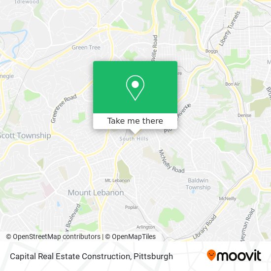 Capital Real Estate Construction map