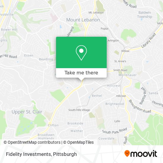 Fidelity Investments map