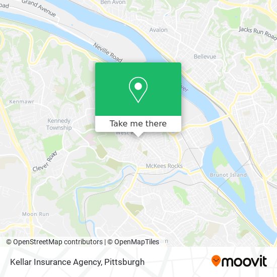 Mapa de Kellar Insurance Agency