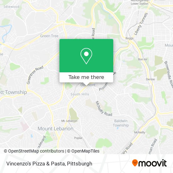 Vincenzo's Pizza & Pasta map