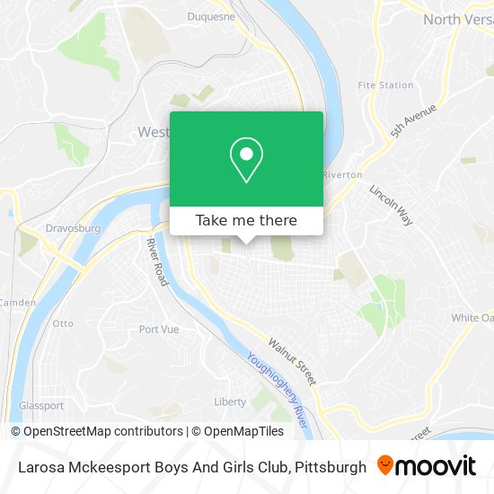 Mapa de Larosa Mckeesport Boys And Girls Club
