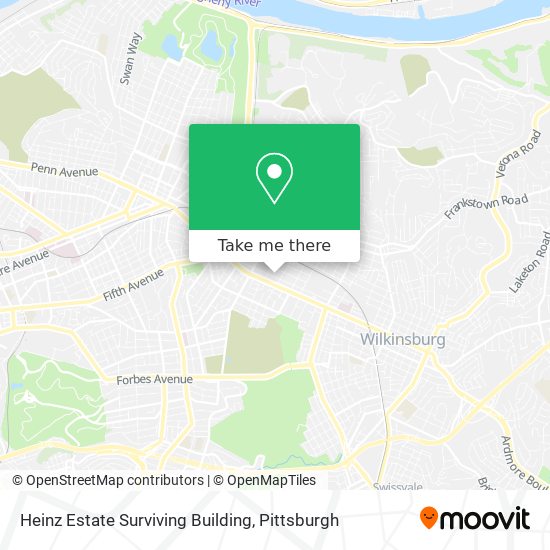 Heinz Estate Surviving Building map