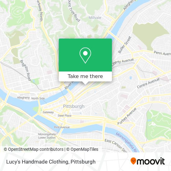 Lucy's Handmade Clothing map