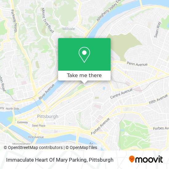 Immaculate Heart Of Mary Parking map